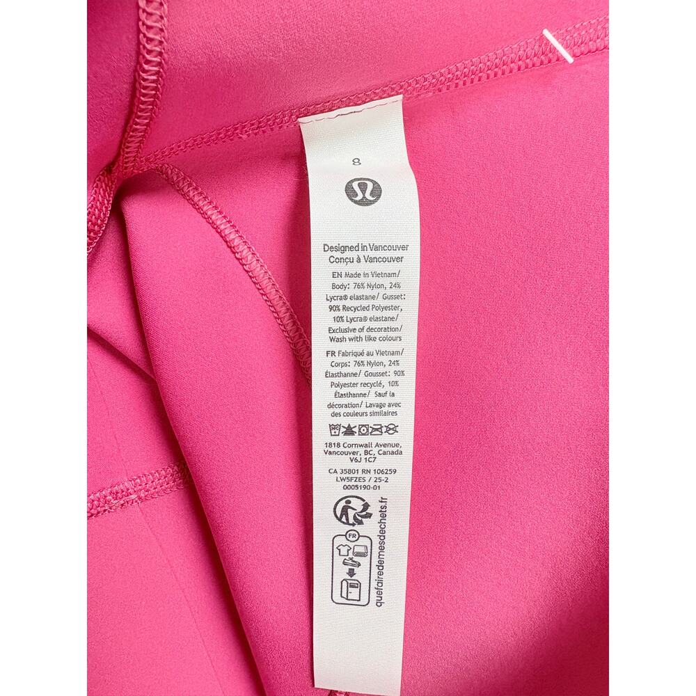Lululemon Glow Up Super High Rise Tight 25” Pink 8 Ultralu Sculpt Leggings NWT - Picture 5 of 13
